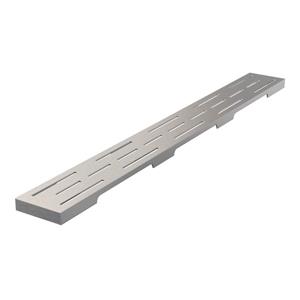 Brauer douchegootrooster 50x6cm RVS geborsteld DR-LOSSR50NG