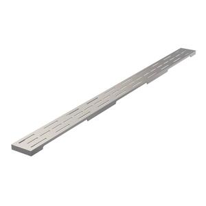 douchegootrooster 100x6cm RVS geborsteld DR-LOSSR100NG