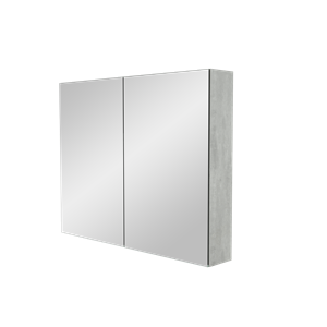 Storke Reflecta spiegelkast 95 x 75 cm beton donkergrijs