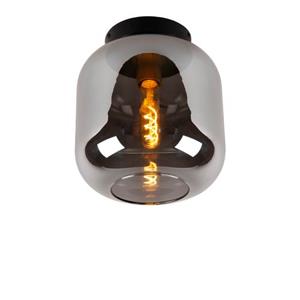 Lucide plafondlamp Joanet gerookt glas ⌀25cm E27