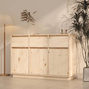 VidaXL Dressoir 110x34x75 cm massief grenenhout