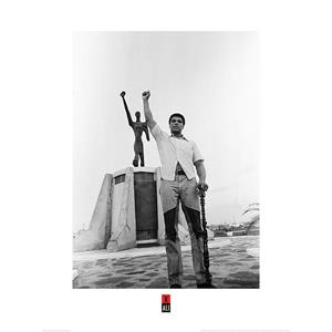 Pyramid Muhammad Ali Black Power Salute Kunstdruk 60x80cm