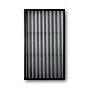 Ferm Living Haze Wandschrank geriffeltes Glas Schwarz