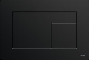 TECE velvet wc-bedieningsplaat voor duospoeltechniek - Zwart