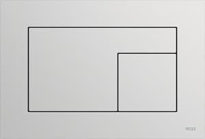 TECE velvet wc-bedieingsplaat voor duospoeltechniek - Steengrijs