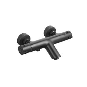 Fortifura Calvi Thermostatische Badkraan - Mat Zwart SW720224