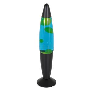 Mexlite Volcan Lavalamp Zwart/blauw