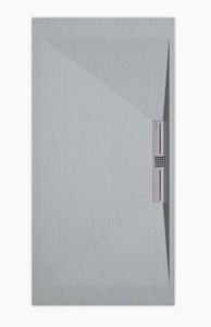Sanifun douchebak Stone Side Gray 7035 Slate 120 x 80 S.