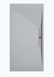 Sanifun douchebak Stone Side Gray 7035 Smooth 120 x 80 S.