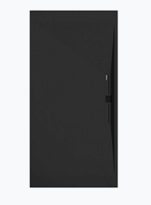 Sanifun douchebak Stone Side Black Slate 120 x 80 P.