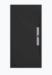 Sanifun douchebak Stone Side Black Smooth 120 x 80 S.