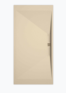 Sanifun douchebak Stone Side Cream Smooth 120 x 80 P.
