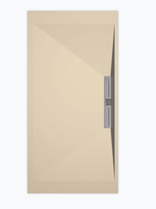 Sanifun douchebak Stone Side Cream Smooth 120 x 80 S.