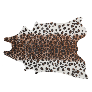 BELIANI Vloerkleed Imitatie Rundleer Met Spots 130 x 170 cm Bruin en Wit BOGONG