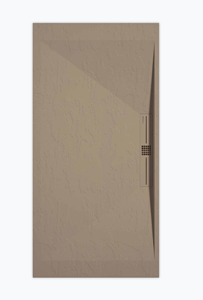 Sanifun douchebak Stone Side Moka Slate 120 x 80 P.