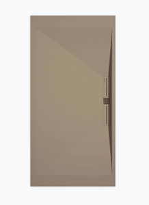 Sanifun douchebak Stone Side Moka Smooth 120 x 80 P.