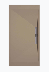 Sanifun douchebak Stone Side Moka Smooth 120 x 80 S.
