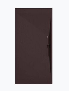 Sanifun douchebak Stone Side Chocolate Slate 120 x 80 P.