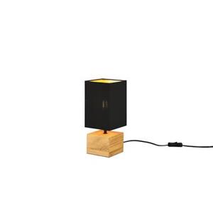 Reality Woody Tafellamp 1x E14 Zwart