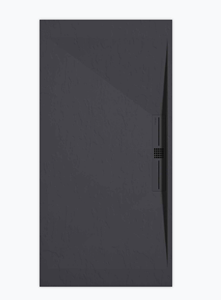 Sanifun douchebak Stone Side Anthraciet Slate 130 x 70 P.