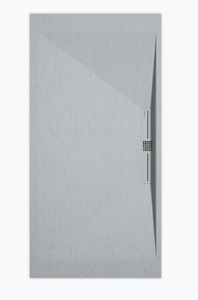 Sanifun douchebak Stone Side Gray 7035 Slate 130 x 70 P.