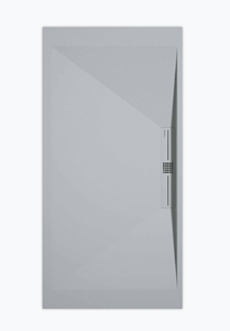 Sanifun douchebak Stone Side Gray 7035 Smooth 130 x 70 P.
