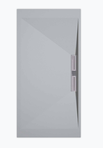 Sanifun douchebak Stone Side Gray 7035 Smooth 130 x 70 S.