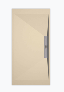 Sanifun douchebak Stone Side Cream Smooth 130 x 70 S.