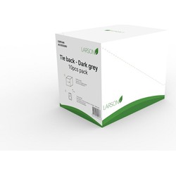 Larson Gordijn embrasse - Donkergrijs - 2 stuks - 40 cm - Display box met 10 stuks