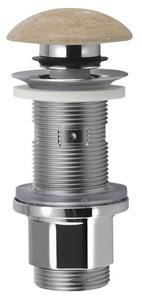 Sapho clickwaste afvoerplug / clickwaste travertin beige