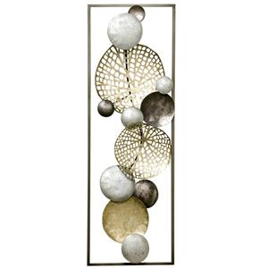 4Goodz Wanddecoratie Molde Metaal 31x89x6 Cm - Goud