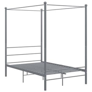 VidaXL Hemelbedframe Metaal Grijs 120x200 Cm