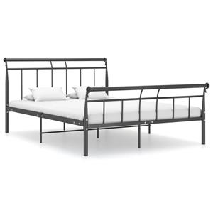 VidaXL Bedframe Metaal Zwart 140x200 Cm