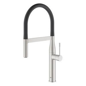 Grohe Küchenarmatur »Essence« Einhand-Spültischbatterie mit ausziehbarer Profibrause - Supersteel