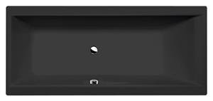 Polysan Cleo ligbad 180x80x48cm zwart mat