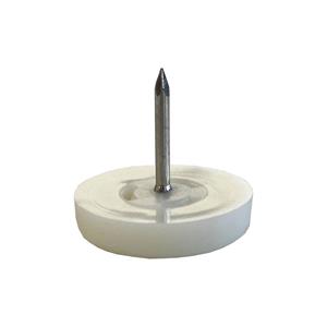 Furniture Legs Europe Meubelglijder kunststof wit diameter 3 cm (zakje 20 stuks)