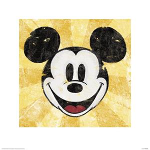 Pyramid Mickey Mouse Squeaky Chic Kunstdruk 40x40cm