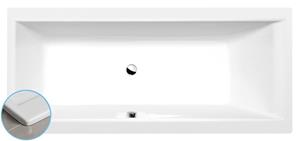 Polysan Cleo Slim ligbad 170x75x48cm wit