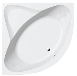 Aqualine Dyje hoekbad 150x150x42cm wit
