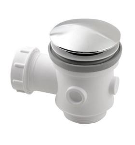 Polysan badplug voor baden zonder overloop chroom