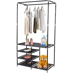 MaxxHome Kledingrek - garderobe - kledingstandaard choenenrek 84 x 160cm