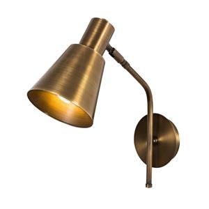 Opviq Wandlamp Sivani MR-663, goud antiek, metaal, Ø 15 cm