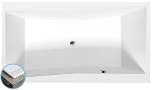 Polysan Quest Slim ligbad 180x100x49cm wit