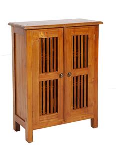 Macabane | Wandkast Shutter teakhout