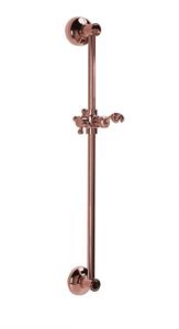 Sapho Antea klassieke douchestang glijstang 57cm rose goud