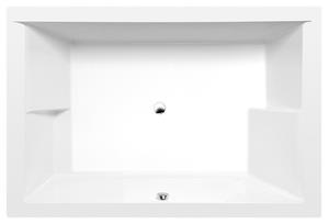 Polysan Dupla ligbad met constructie 180x120x54cm wit