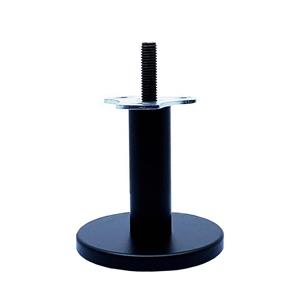 Furniture Legs Europe Ronde zwarte design meubelpoot 8 cm (M10)