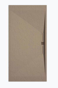 Sanifun douchebak Stone Side Moka Slate 130 x 70 P.