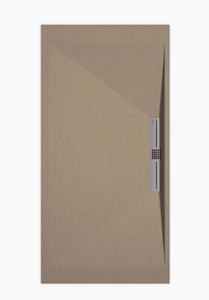 Sanifun douchebak Stone Side Moka Slate 130 x 70 S.