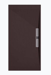 Sanifun douchebak Stone Side Chocolate Slate 130 x 70 S.